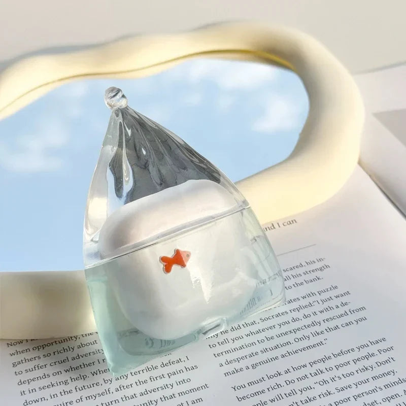 AquaShell™ Fish AirPods Case – Cute Liquid Silicone Drop-Proof Cover